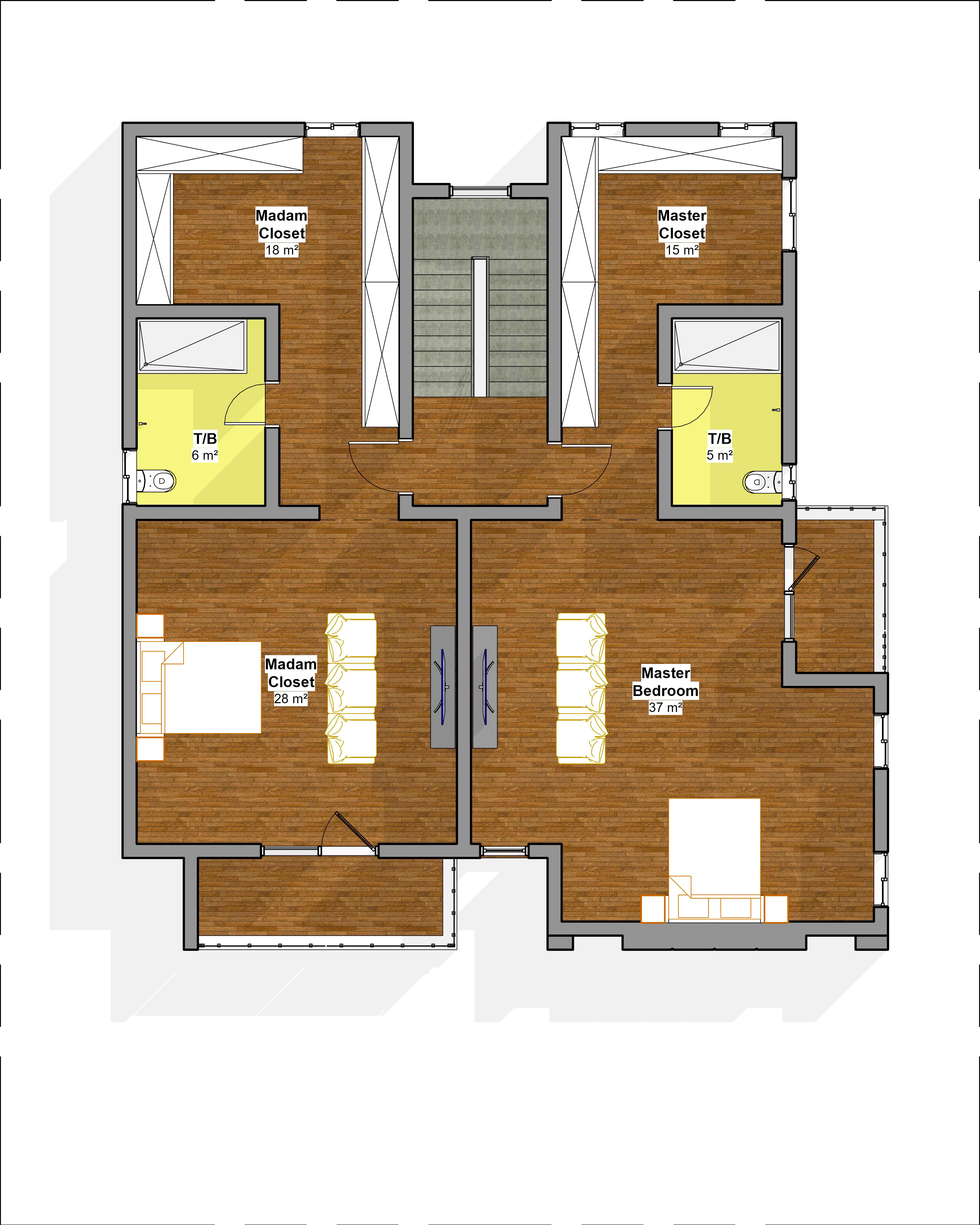 First Floor 3D Plan